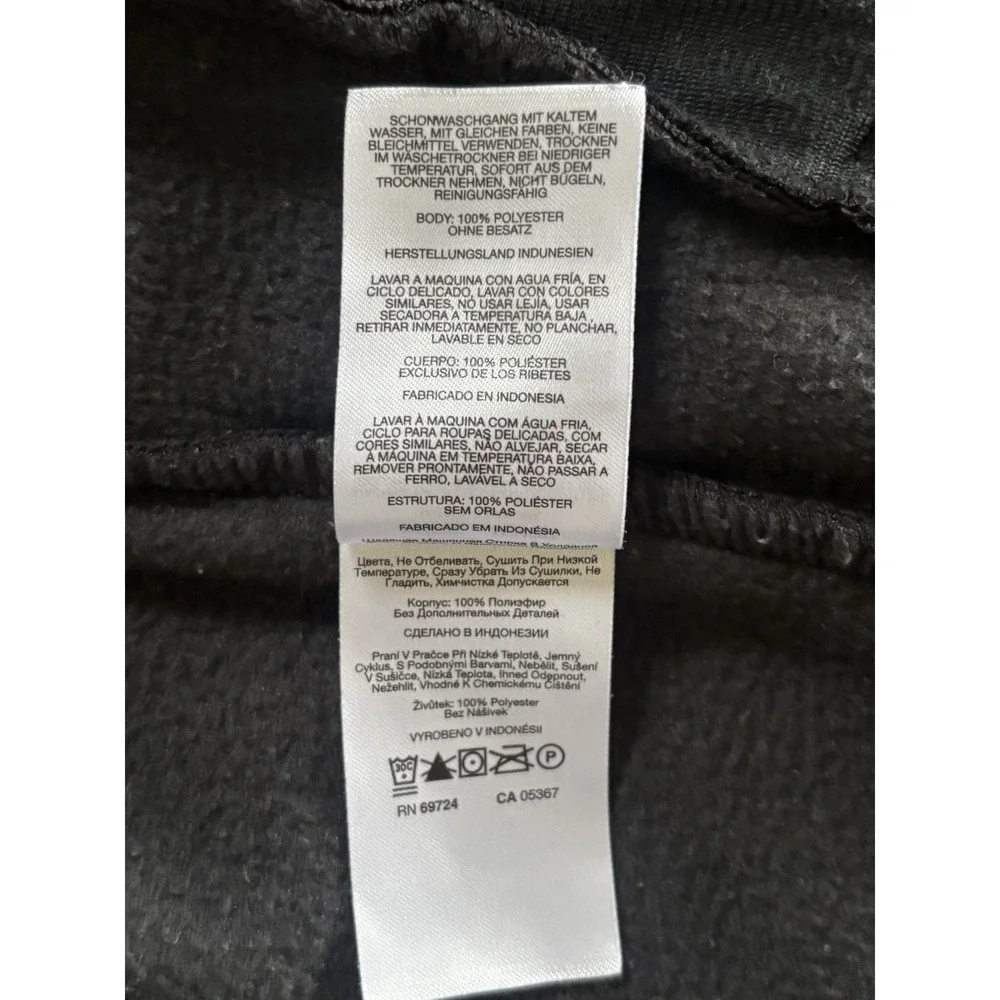 Columbia Girls Benton Fleece Jacket Zipper Front Black S XS Style #1624092